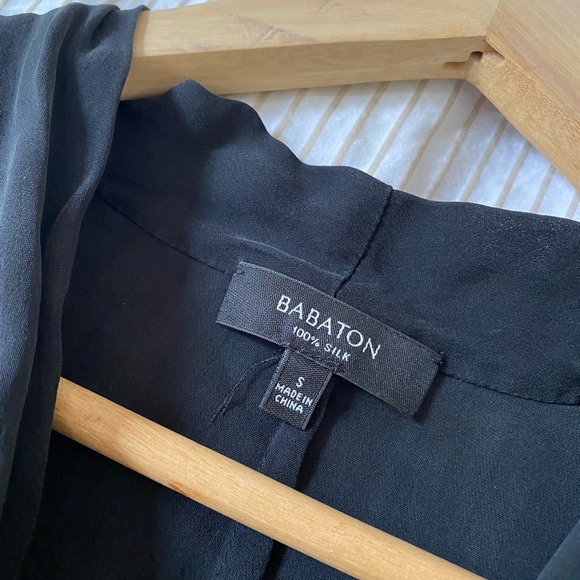 Black 100% silk Babaton dress - Picture 7 of 7